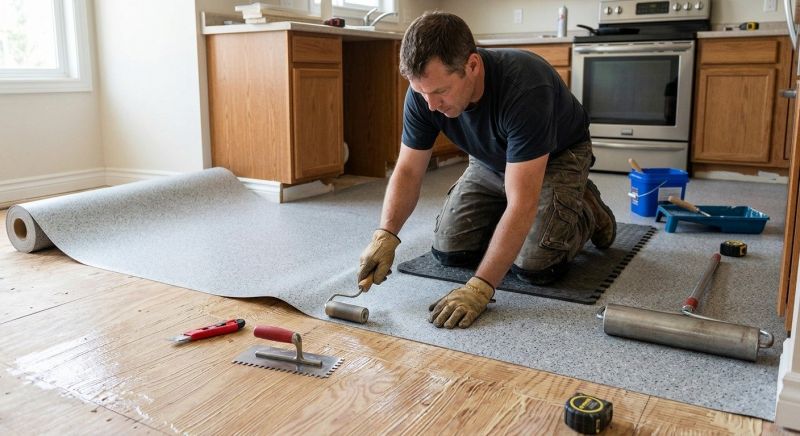 Sheet Linoleum Installation in Hudson, FL